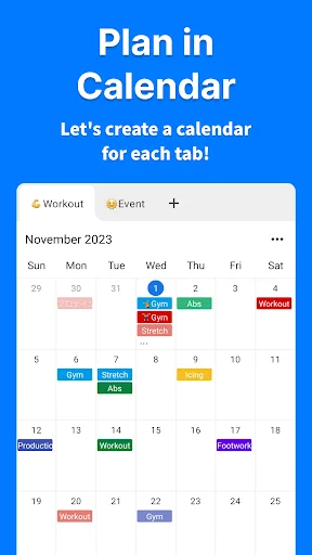 Plan Calendar – Make a Schedule ডাউনলোড করুন – সেরা ক্যালেন্ডার অ্যাপ - Screenshot 1