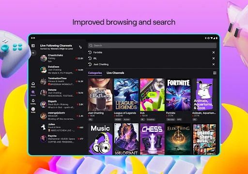 Twitch ডাউনলোড করুন – লাইভ স্ট্রিমিং এবং গেমিং কমিউনিটি - Screenshot 14