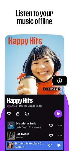 Deezer: Music & Podcast Player ডাউনলোড করুন – সেরা মিউজিক অ্যাপ - Screenshot 6