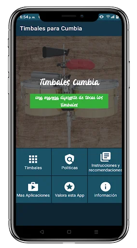 Timbales Cumbia ডাউনলোড করুন – সেরা ভার্চুয়াল পারকাশন অ্যাপ - Screenshot 8