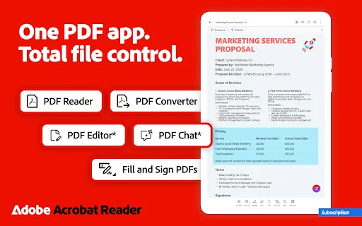 Adobe Acrobat Reader ডাউনলোড করুন – সেরা PDF এডিটর ও রিডার - Screenshot 9