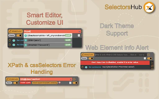 SelectorsHub ডাউনলোড করুন – প্লেরাইট, XPath ও CSS সিলেক্টর জেনারেটর - Screenshot 4