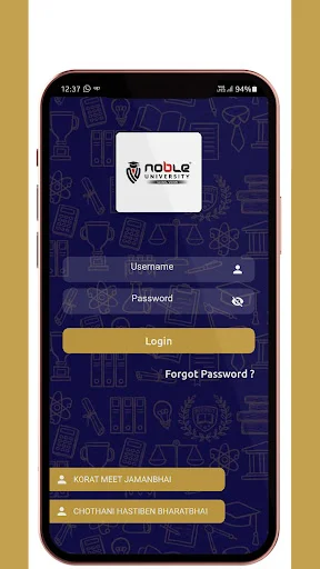 Noble University অ্যাপটি ডাউনলোড করুন – গ্লোবাল ভিশন শিক্ষা - Screenshot 1