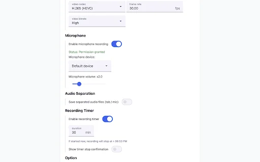 Instant Tab Recorder ডাউনলোড করুন – সেরা স্ক্রিন রেকর্ডার - Screenshot 4
